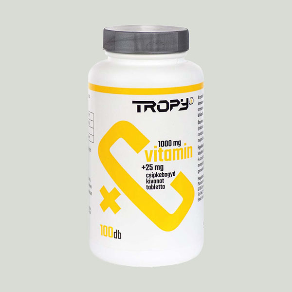 Tropy C-vitamin 1000 mg+25 mg Csipkebogyó kivonat tabletta