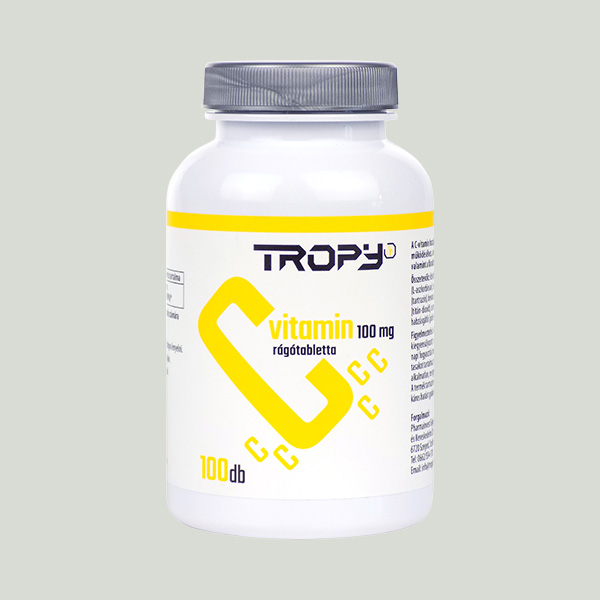 Tropy C-vitamin 100 mg rágótabletta