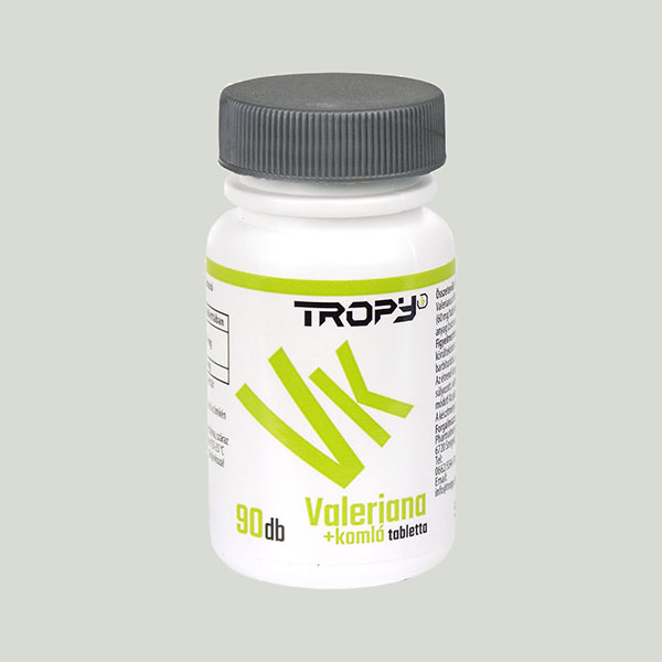 Tropy Valeriana + Komló tabletta